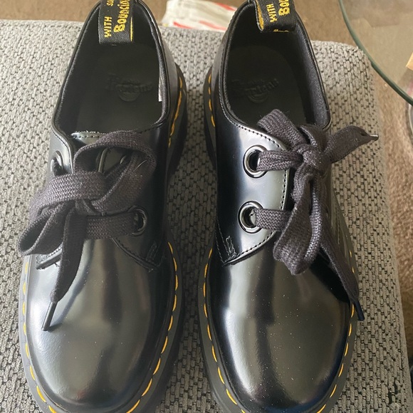 Dr. Martens Shoes - Dr Marten Holly Women’s Leather Platform